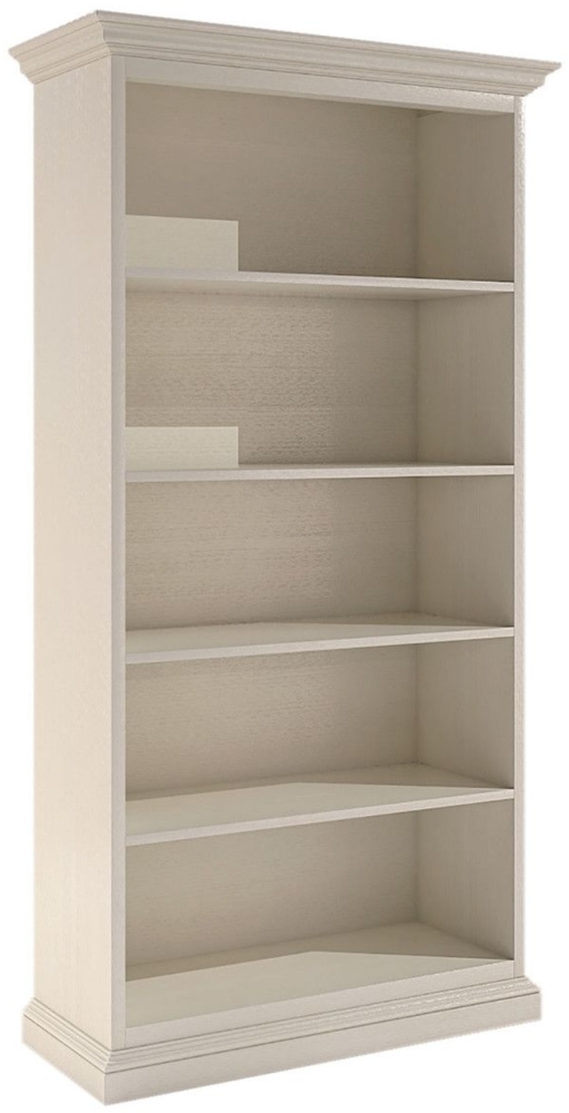 Bücherregal 'Duett', 112x212 cm, Regal-Schrank mit 4 Regalfächern, Pinie massiv, Pinie Lipizano Bild 1