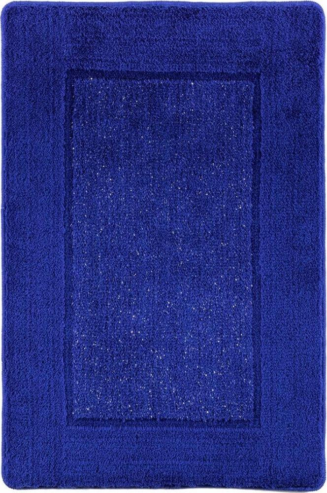 RHOMYhome Badematte Versailles|50x60 cm| royalblau Bild 1