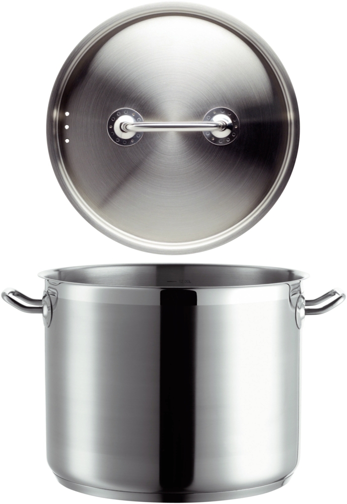 Mäser 926101 Professional I Gemüsetopf mit Deckel, Ø 28cm, Edelstahl 18/10, silber Bild 1