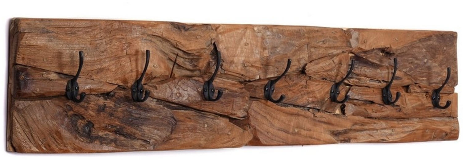CREEDWOOD Wandgarderobe WANDGARDEROBE "MINA", 7 Haken, 90cm, Treibholz Garderobenpaneel Bild 1