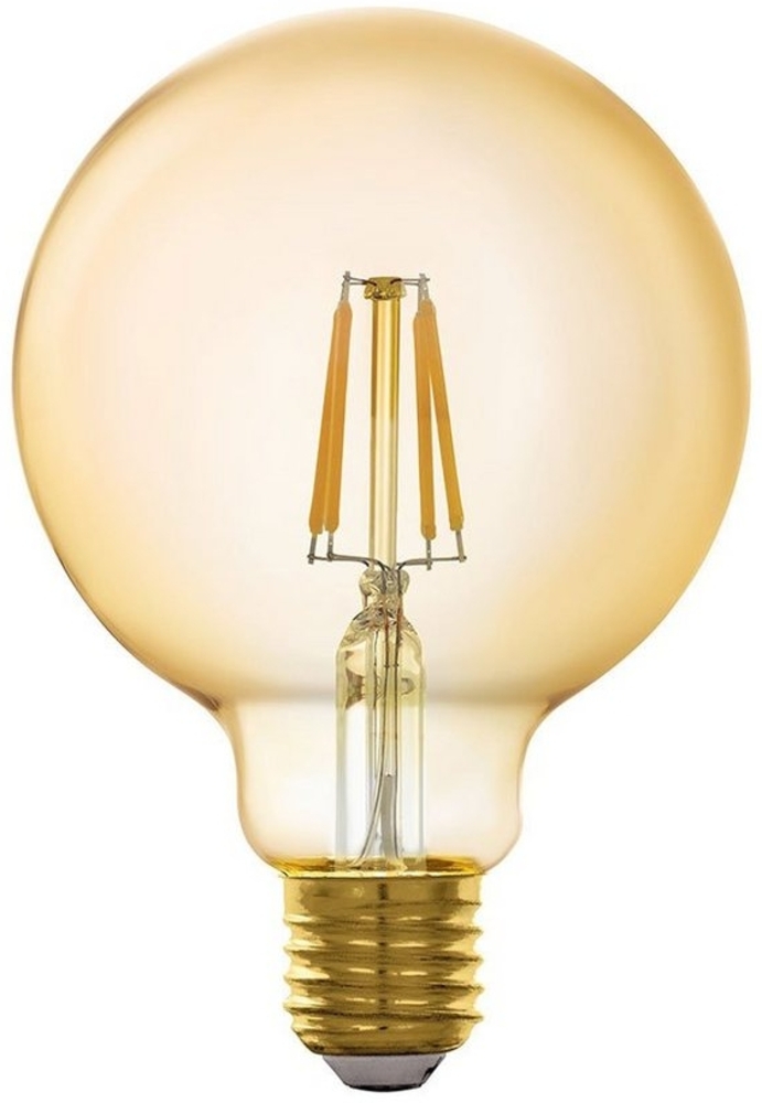 Smart LED Leuchtmittel, amber, E27, 500lm, dimmbar, DxH 9,5x14 cm Bild 1
