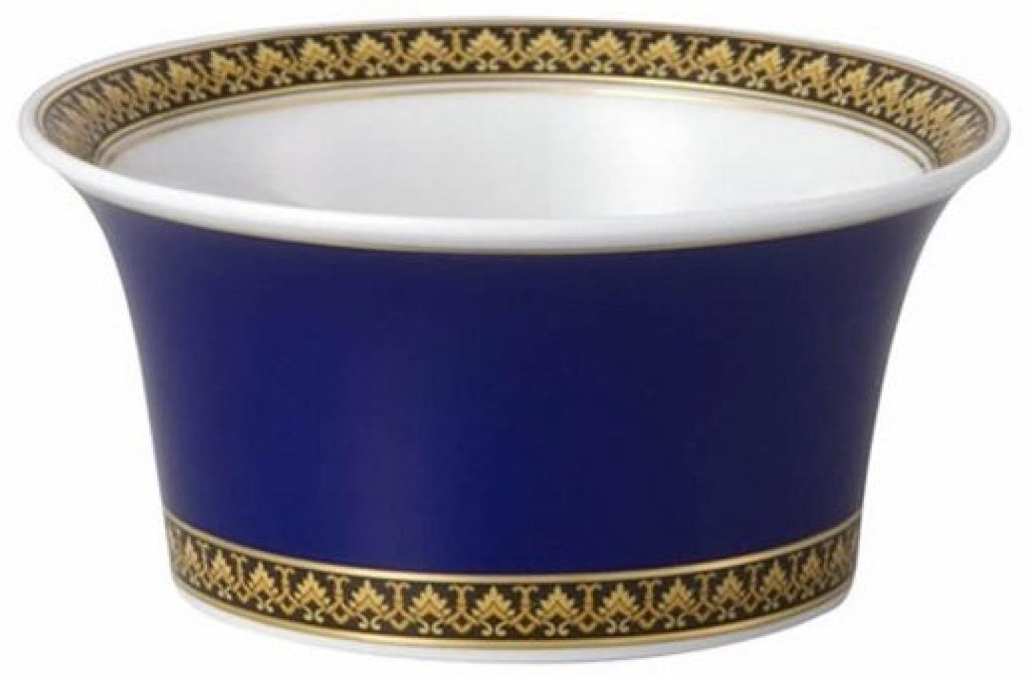 Rosenthal meets Versace Dessertschale Ikarus Medusa blue Dessertschale, Porzellan Bild 1