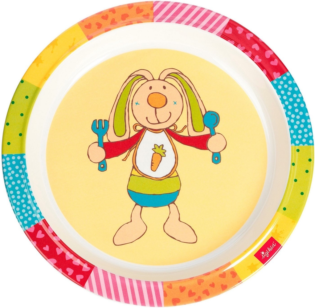 Sigikid Teller Kinderbunt, Hase Rainbow Rabbit Bild 1