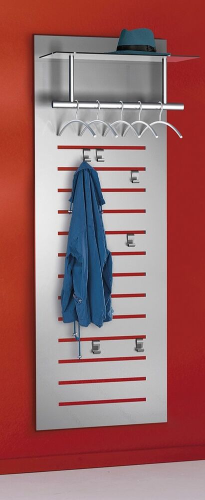 Wandgarderobe tec-art 6066 inkl 5 Bügel und 6 Haken Bild 1