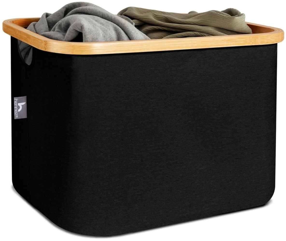 HENNEZ Aufbewahrungskorb Aufbewahrungskorb 40L Faltbarer Wäschekorb, Aufbewahrungsboxen Stoff - Wäschekorb Aufbewahrungskörbe Bild 1