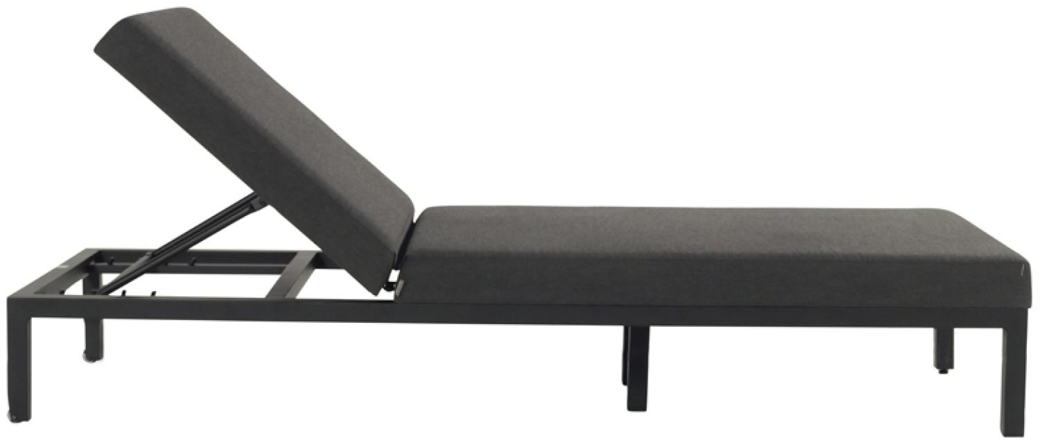 Gartenliege Eva Lounger High (black / black) Bild 1