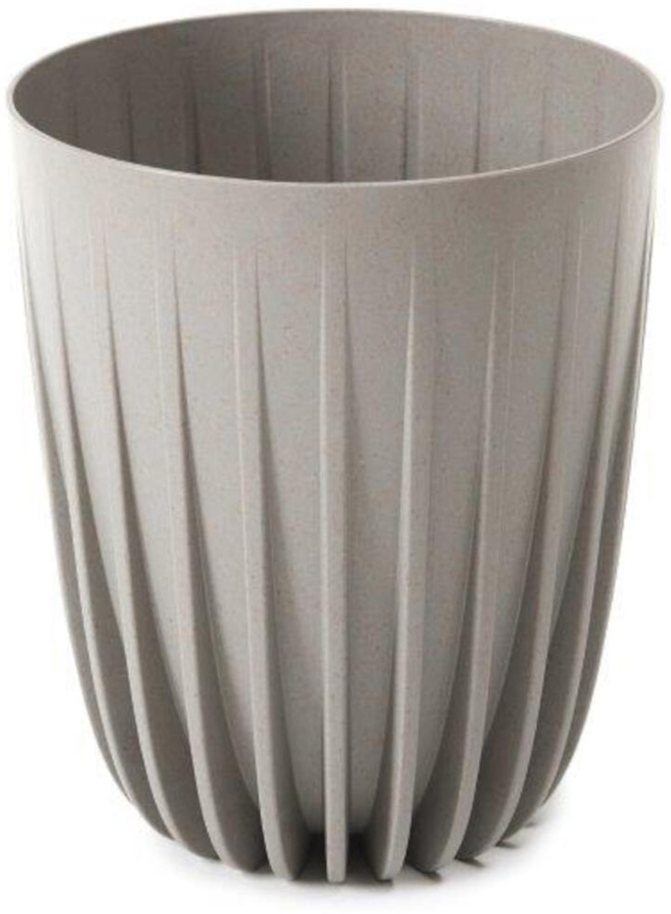 SIENA GARDEN Pflanzgefäß PALMA grau 19 cm Kunststoff/Holz, 19 x 19 x 22,6 cm Bild 1