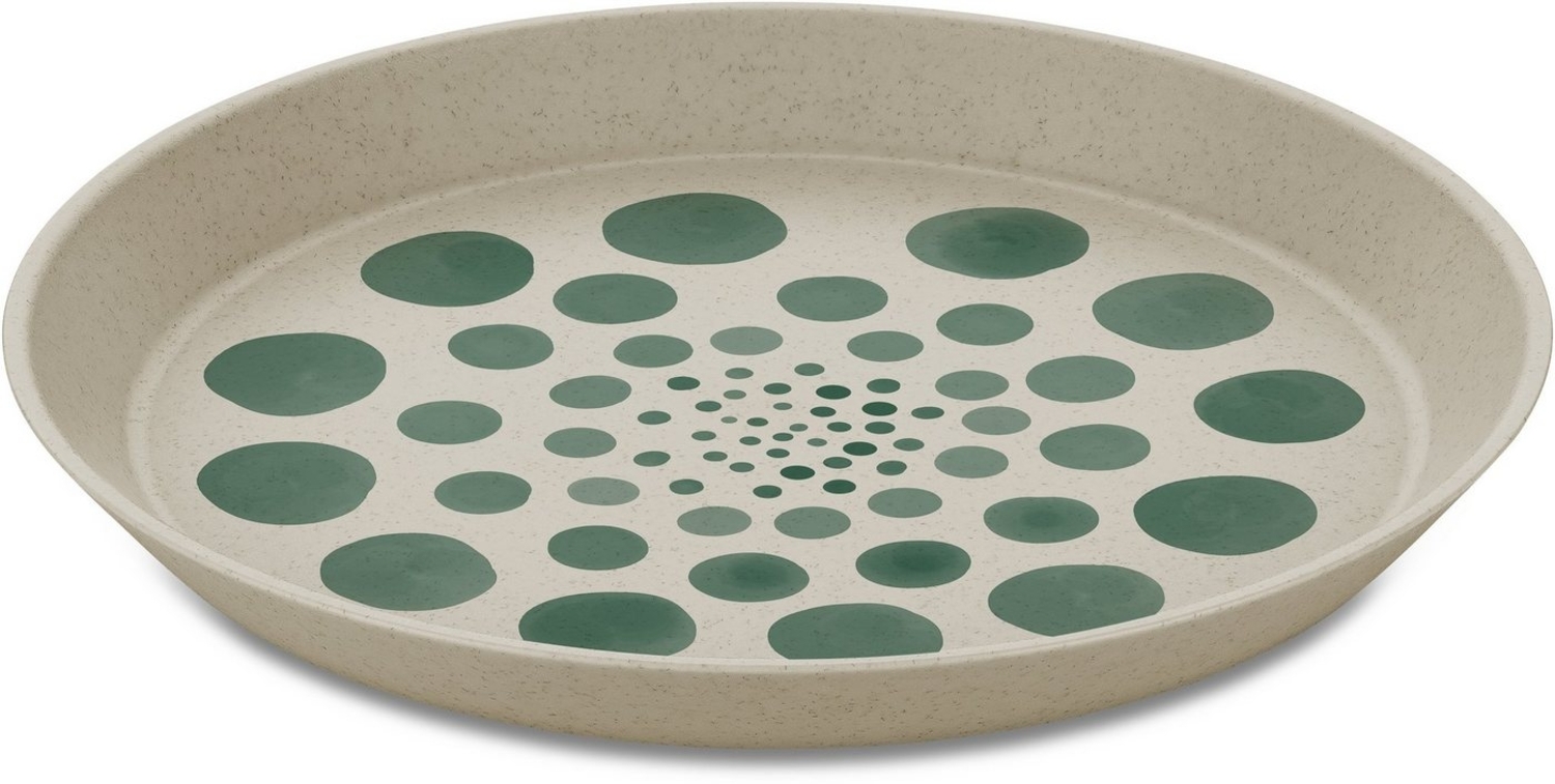 Koziol Teller-Set Connect Plate Monstera Dots 4-tlg, Kuchenteller, Kunststoff, Nature Desert Sand, 20. 5 cm, 1453700 Bild 1