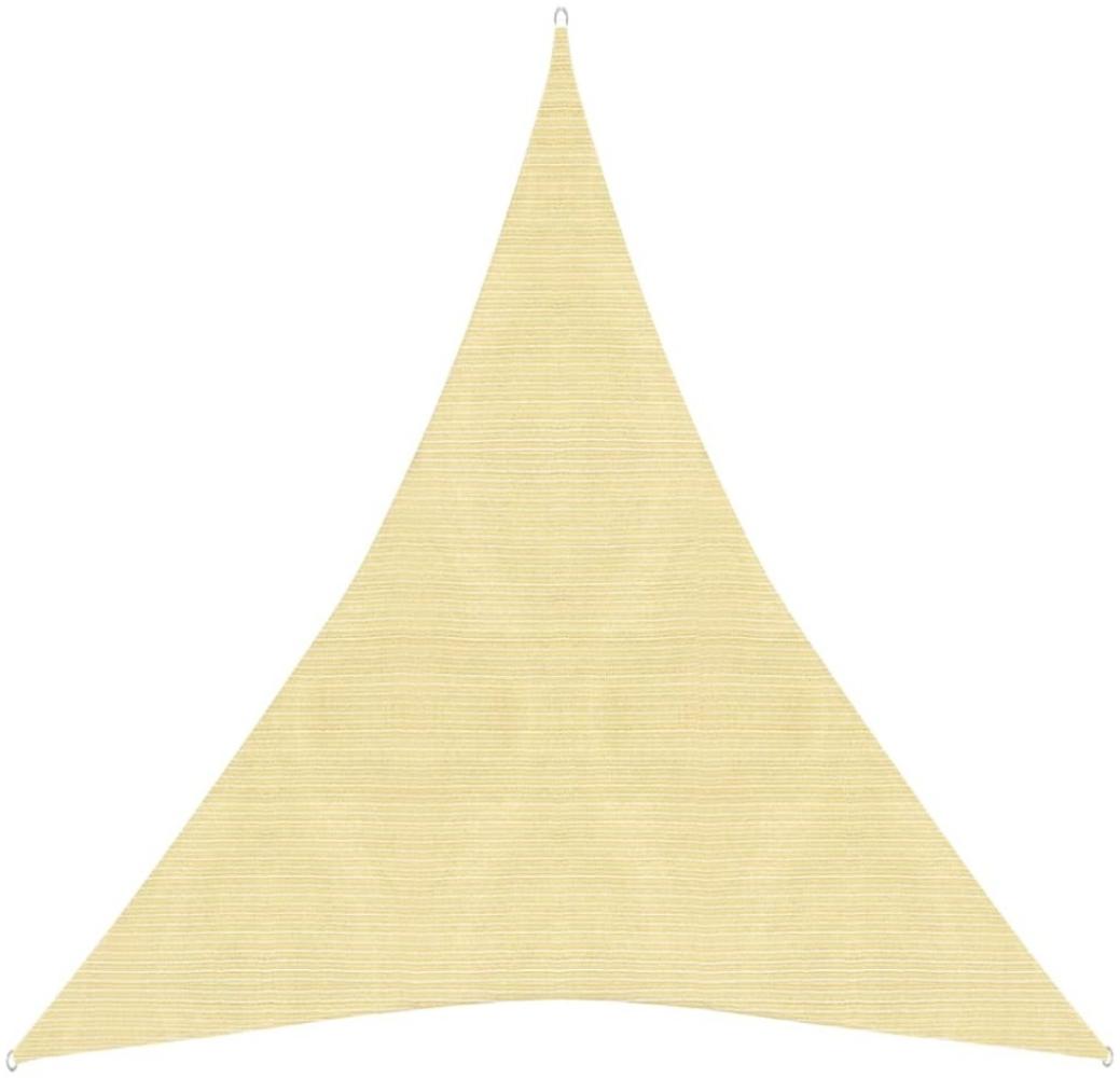 Sonnensegel 160 g/m² Beige 4 x 5 x 5 m HDPE Bild 1