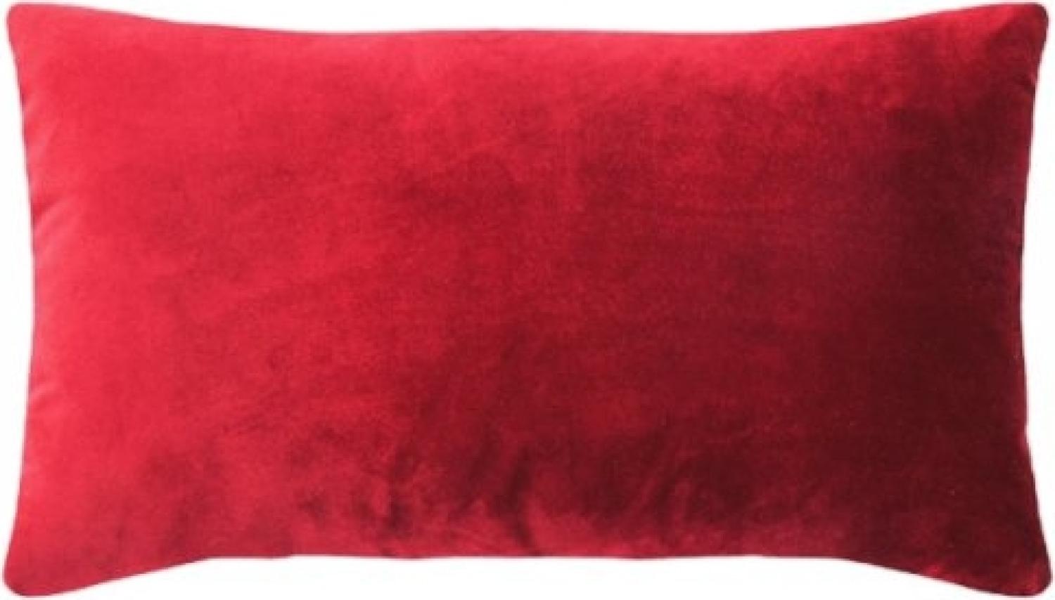 PAD Kissenhülle Samt Elegance Rot (35x60cm) 10127-Q40-3560 Bild 1