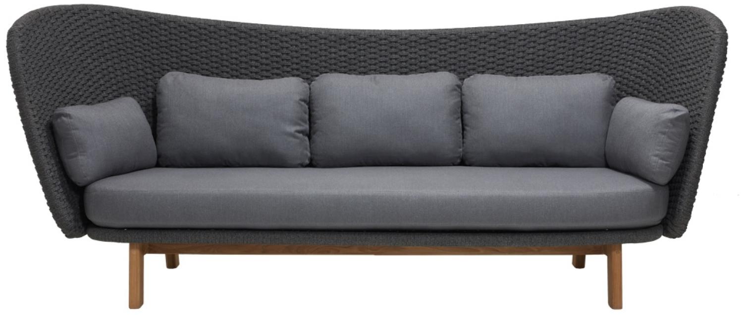 Cane-Line Peacock Wing 3-Sitzer Sofa inkl. Kissensatz Bild 1