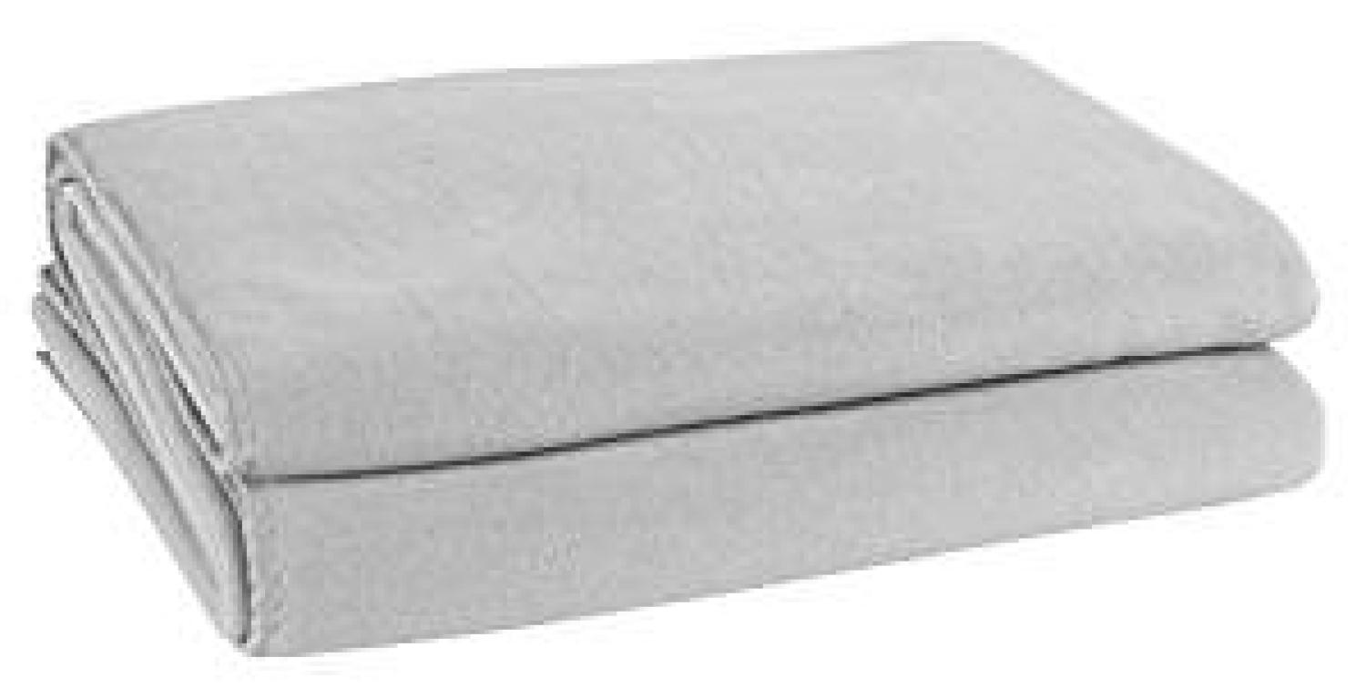 Zoeppritz Soft-Fleece light grey mel. 220x240 103291-920 Bild 1