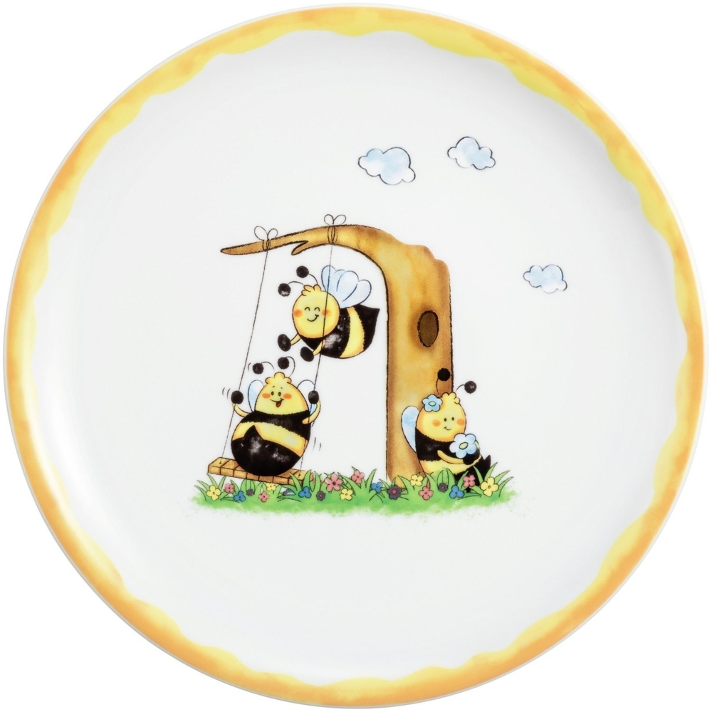 Kindergeschirr Fleißige Bienen - Speiseteller Fleißige Bienen Bild 1