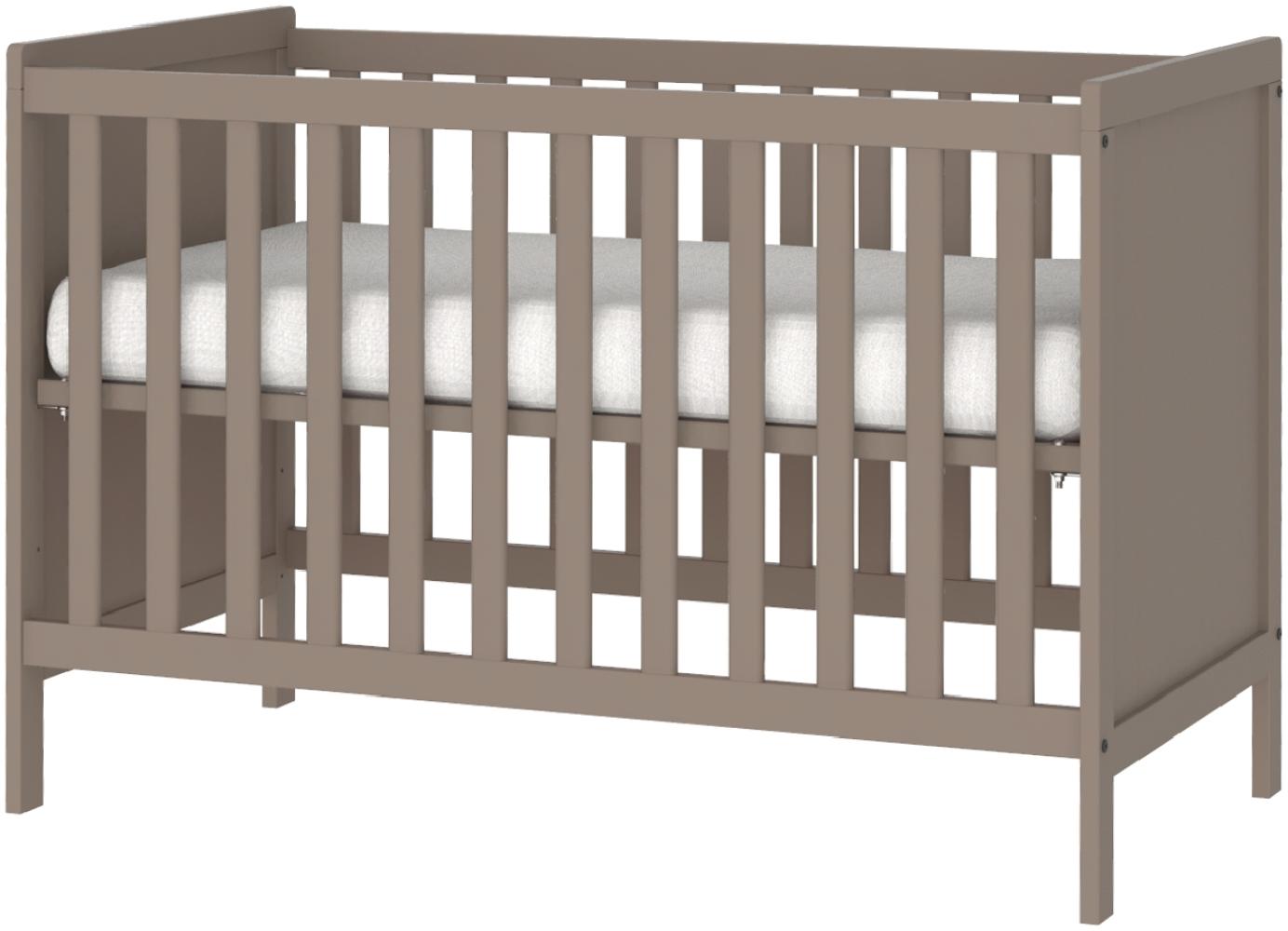 Europe Baby Ralph II Babybett Chestnut 60 x 120 cm Bild 1