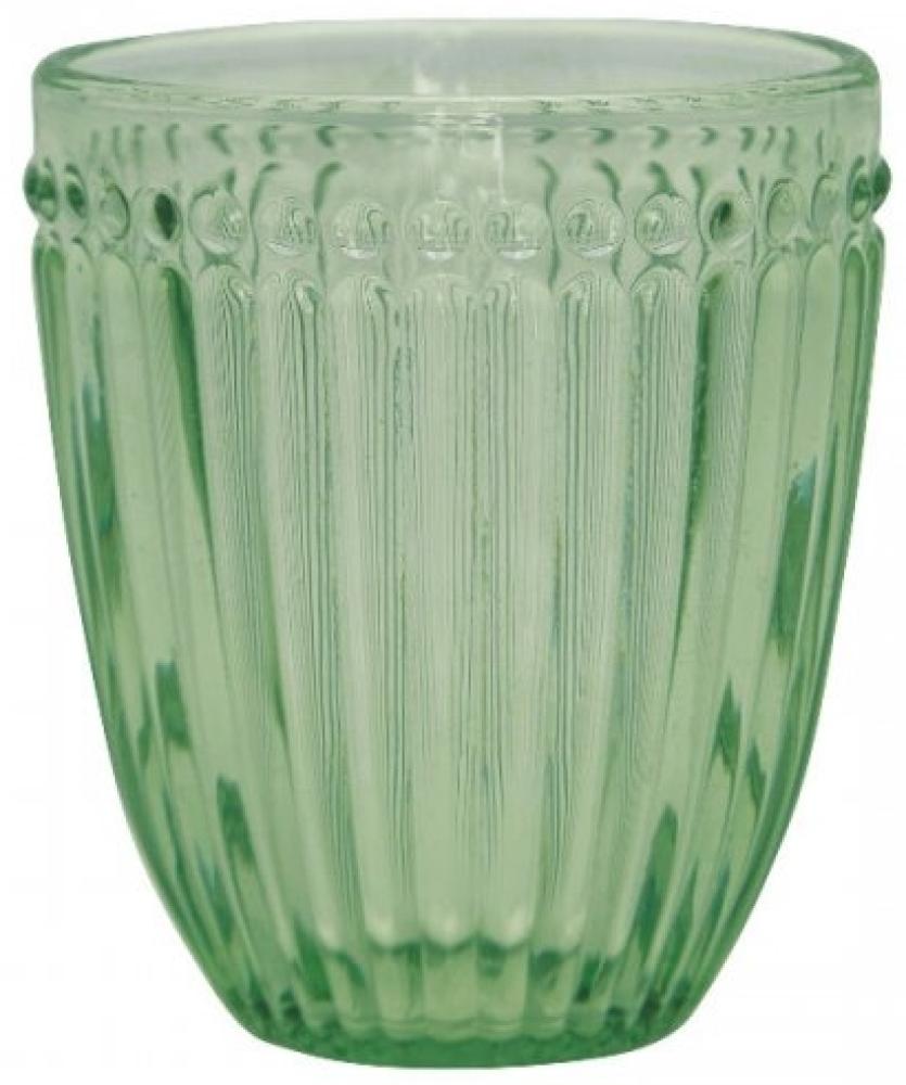 Greengate Wasserglas Alice Pale Green GLAWATAALI3906 Bild 1