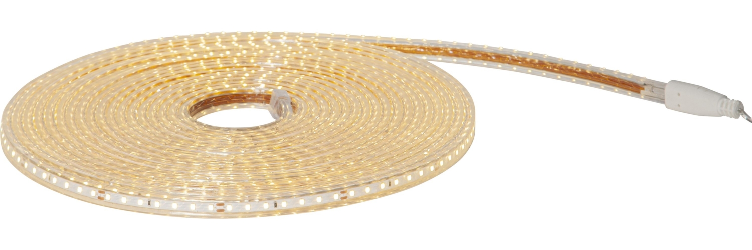 LED Lichtschlauch Flat 960 LEDs 10m warmweiß Netzbetrieb Bild 1