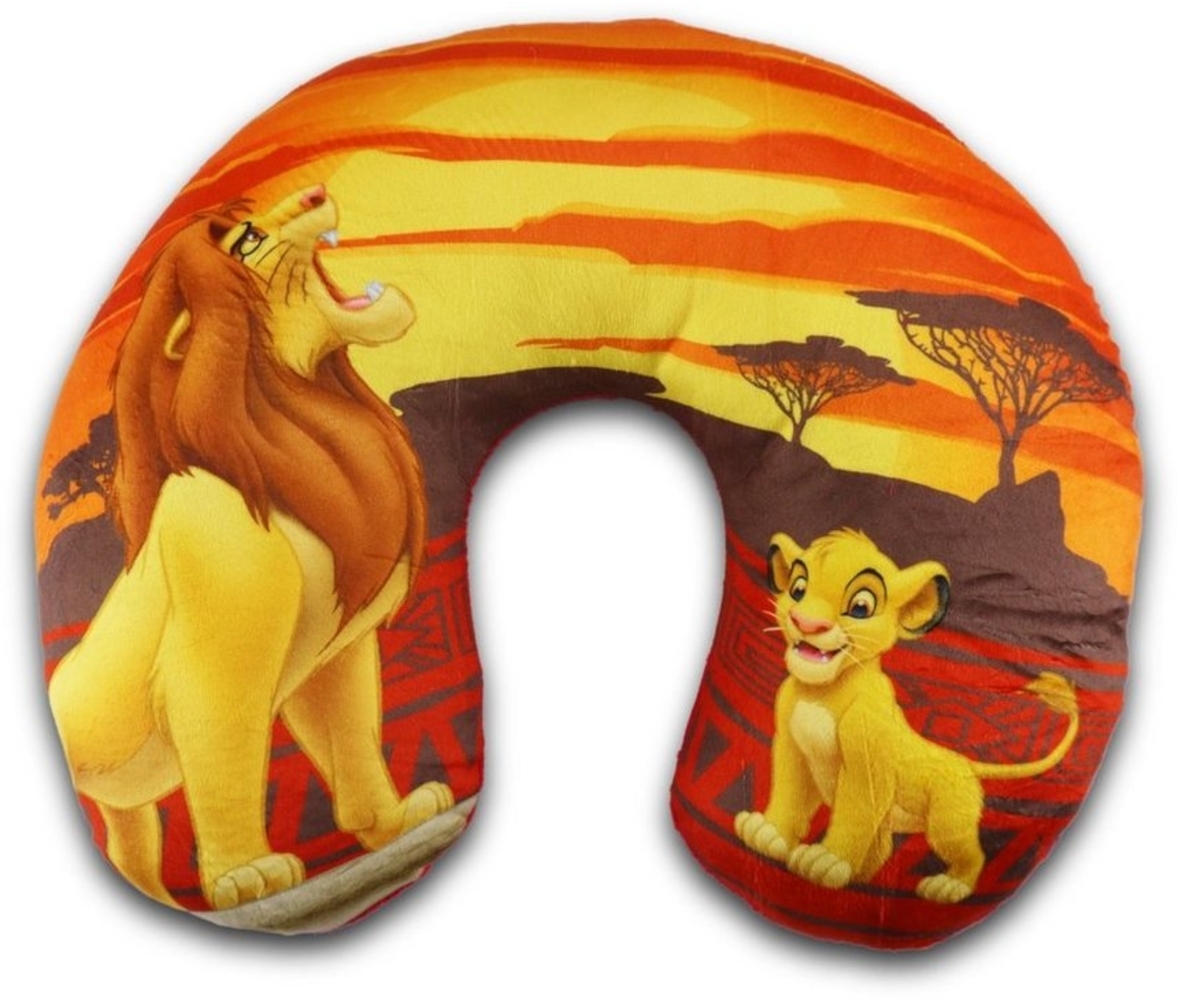 Disney The Lion King Reisekissen König der Löwen Kinder Nackenkissen für Auto, Flugzeug, Gr. 37x30 cm Bild 1