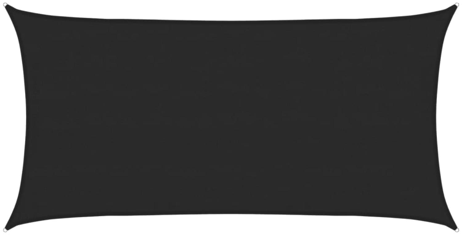 vidaXL Sonnensegel 160 g/m² Schwarz 4x7 m HDPE 311740 Bild 1
