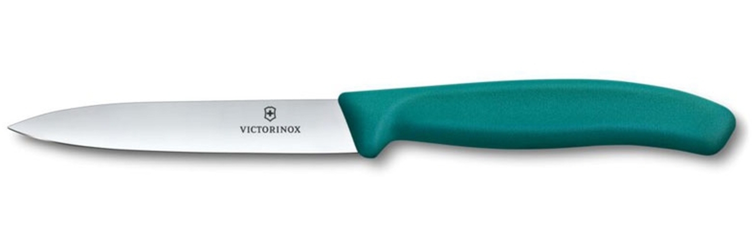 Victorinox Swiss Classic, Gemüsemesser, 10cm, Gerade, Mittelspitz, Grün Bild 1