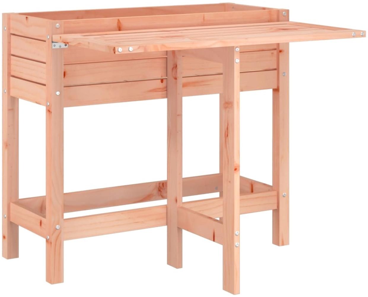 vidaXL Pflanzkasten mit Klappbarer Tischplatte Massivholz Douglasie 825126 Bild 1