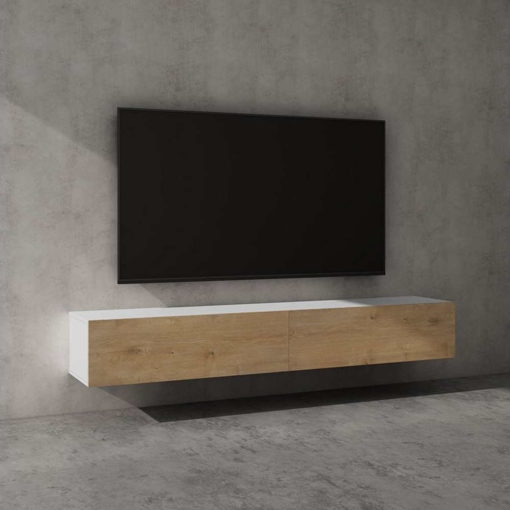 doporro Lowboard TV Schrank Wohnzimmer Fernsehtisch TV-Tisch Modern TV-Lowboard F02 Bild 1