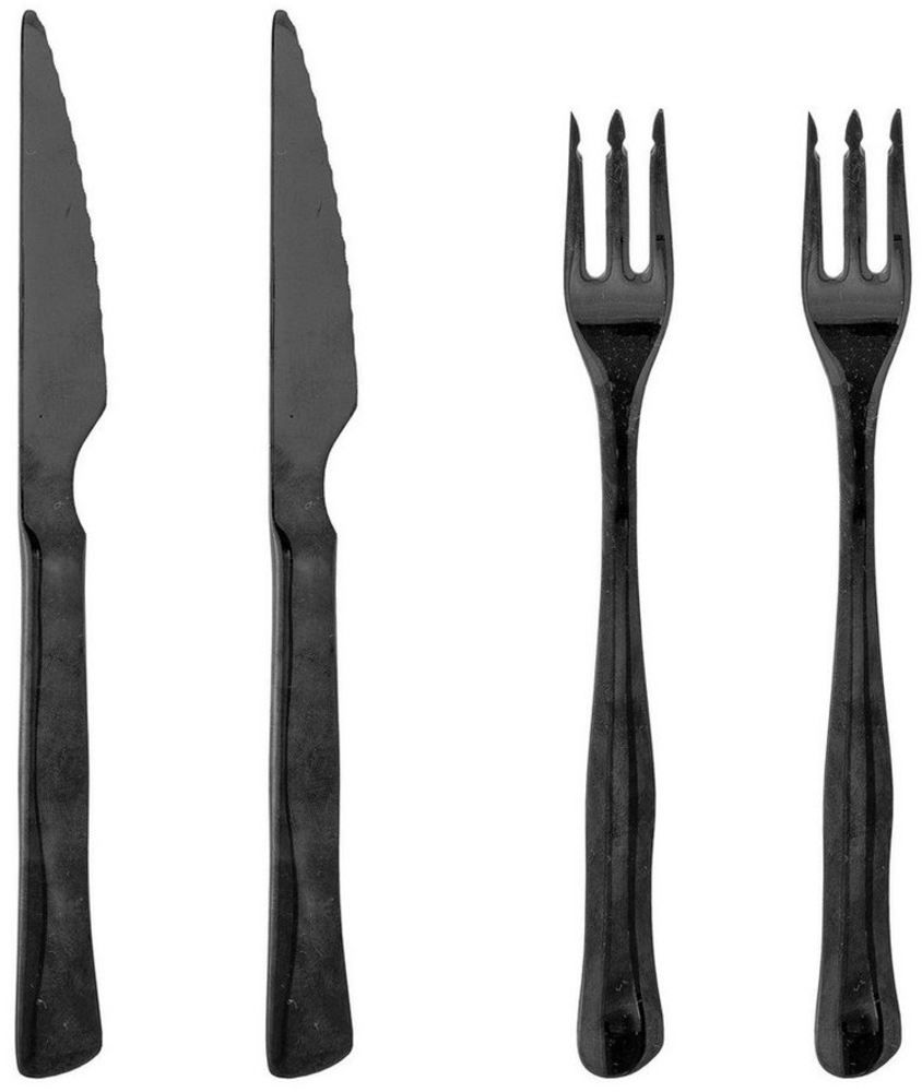 Bloomingville Besteck-Set BLOOMINGVILLE Ollin Steakbesteck schwarz Bild 1