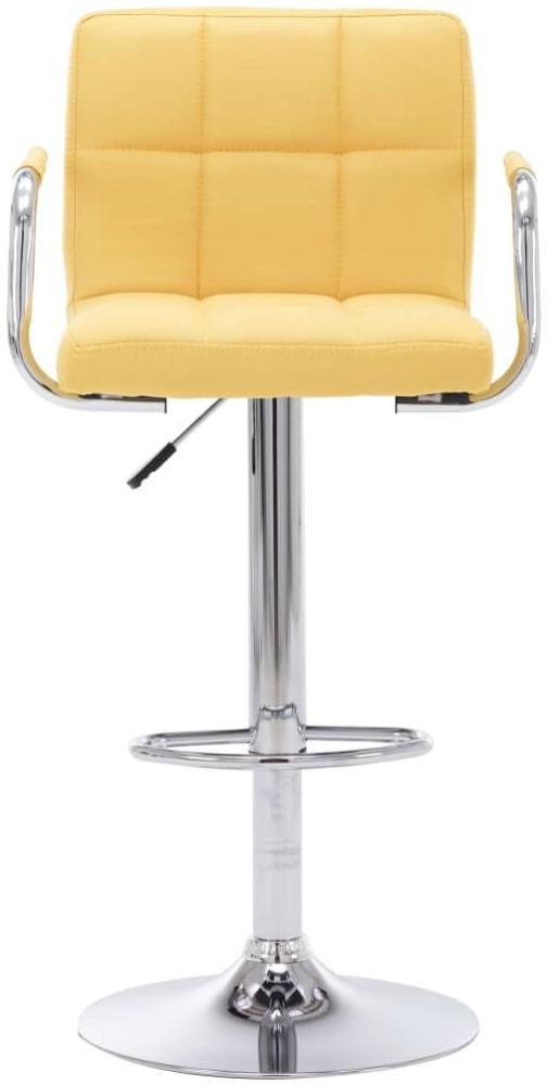 vidaXL Barhocker Gelb Stoff 283416 Bild 1