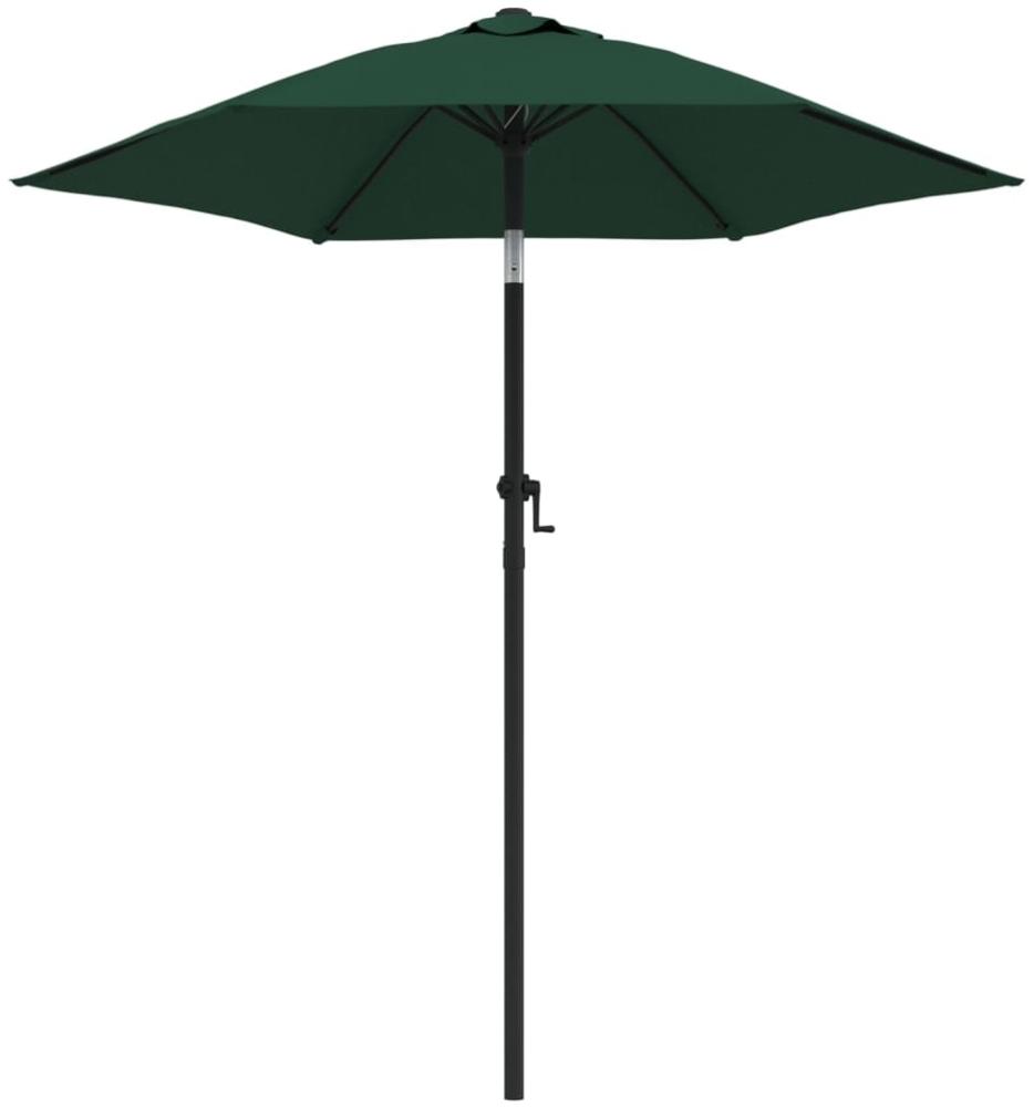vidaXL Sonnenschirm Grün 200 x 224 cm Aluminium 47205 Bild 1