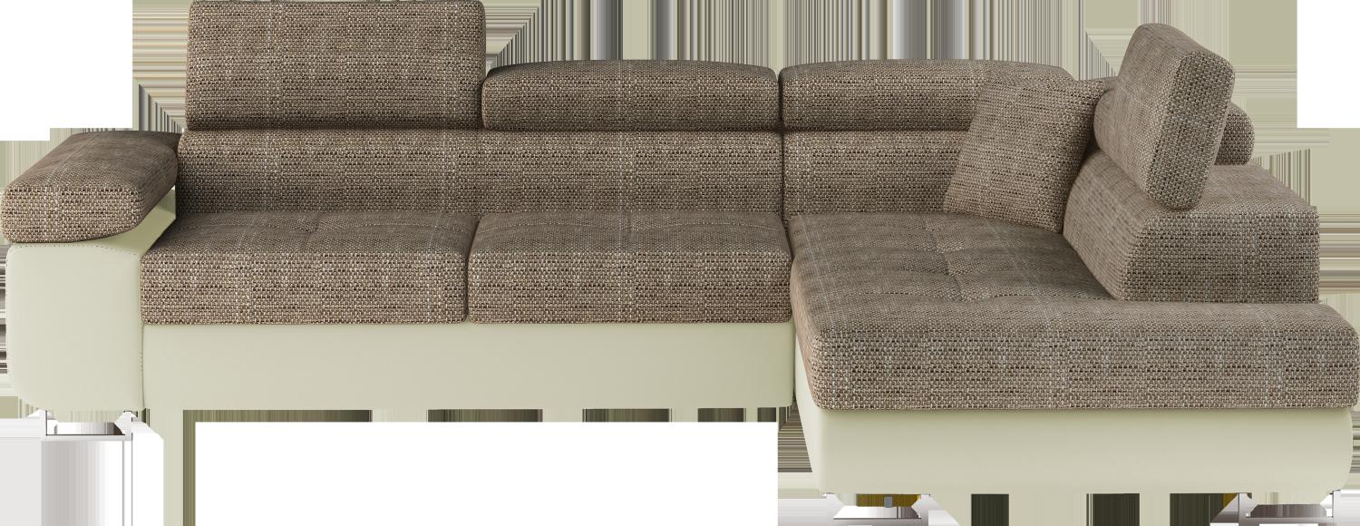 Anton, Ecksofa, Eckcouch, Beige Bild 1