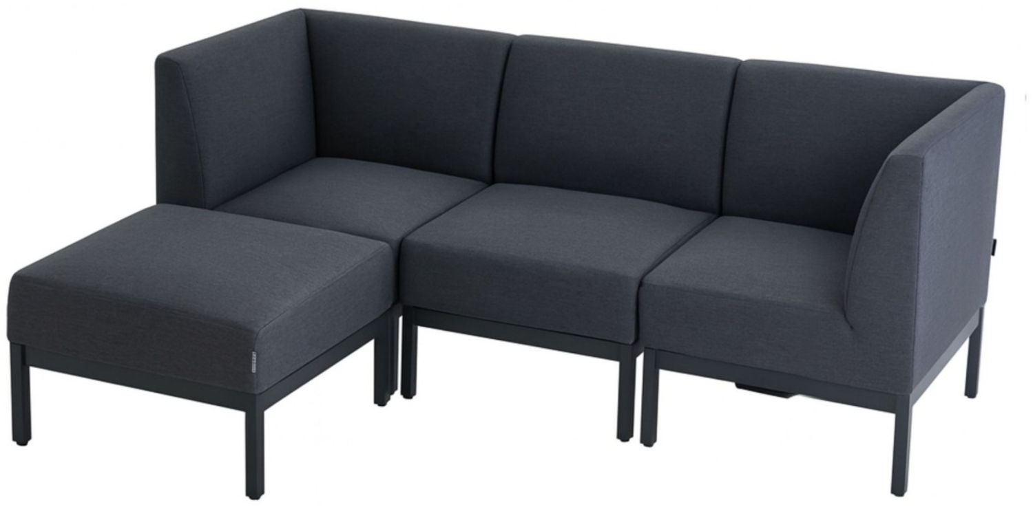 Kettler Lounge Gartenmöbel Ecksofa PURE CITY LINE Modular 4tlg Sunbrella antr. Bild 1