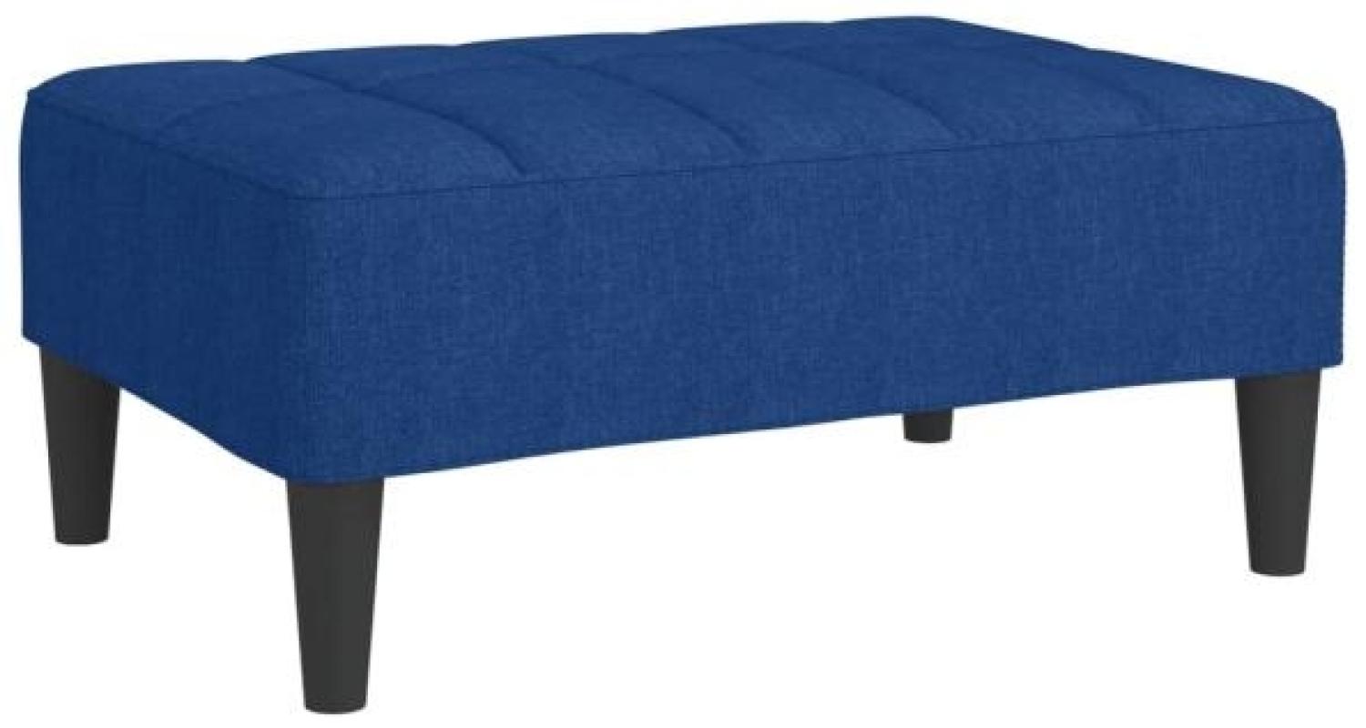 Fußhocker Blau 78x56x32 cm Stoff [337782] Bild 1