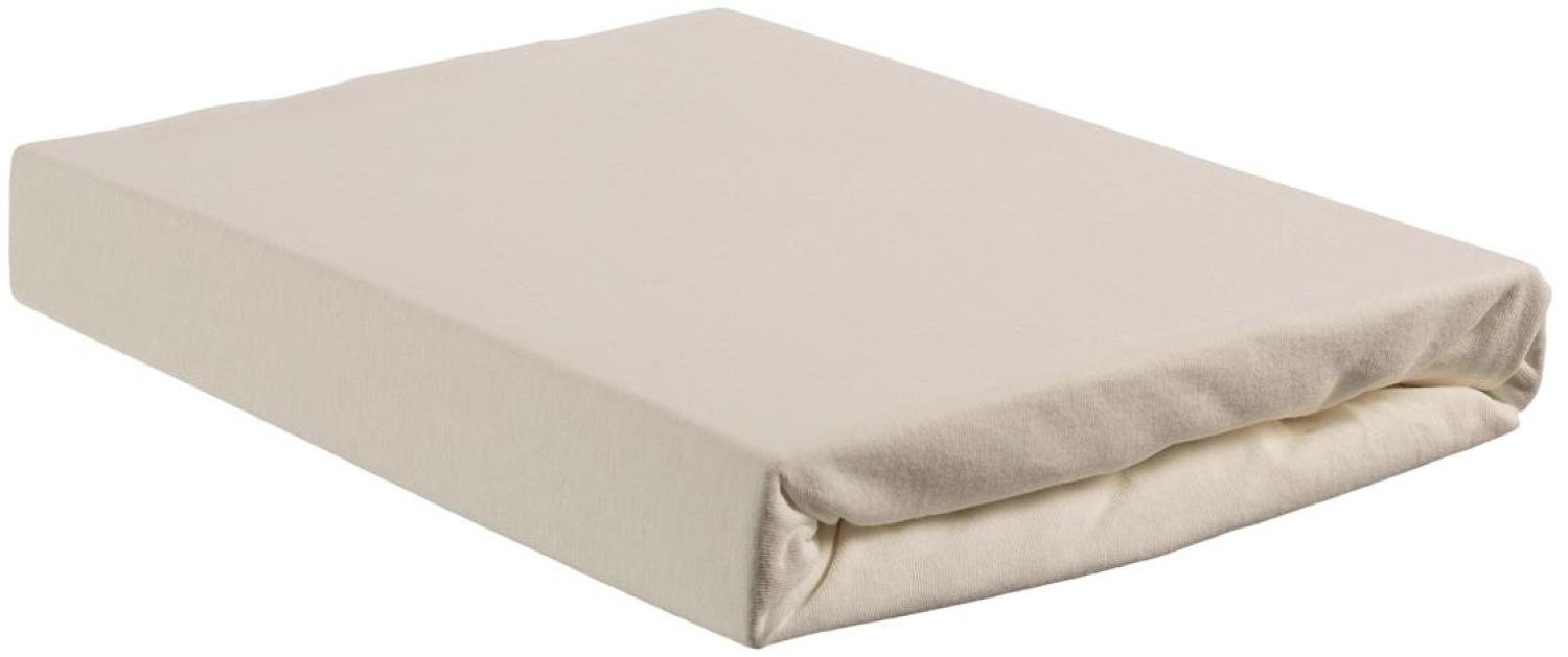 Beddinhouse Jersey, Baumwolle Spannbettlaken Jersey Hl Off-White 120X200/210 120 x 200/220 cm Steghöhe: 30 cm 1 Spannbettlaken Off-White Bild 1