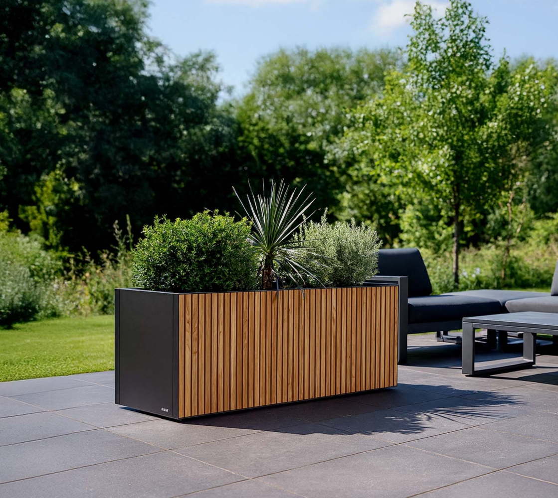 Herstera Garden Deco Planter L | rechteckiger Pflanzkübel Outdoor Bild 1