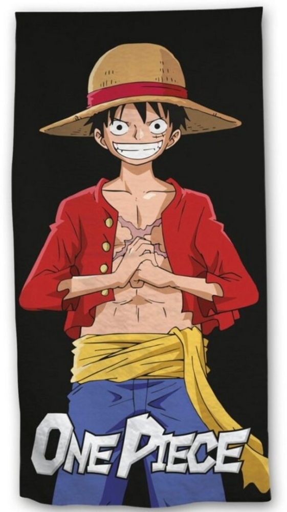 One Piece Anime Strandtuch One Piece Monkey D Ruffy Badetuch, Mikrofaser, 70x140 cm Bild 1