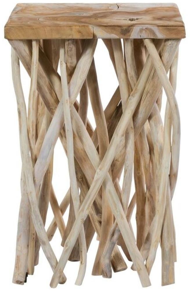 Kayoom Beistelltisch Radix 225 Natural L/T: 40cm B: 40cm H: 60cm Bild 1