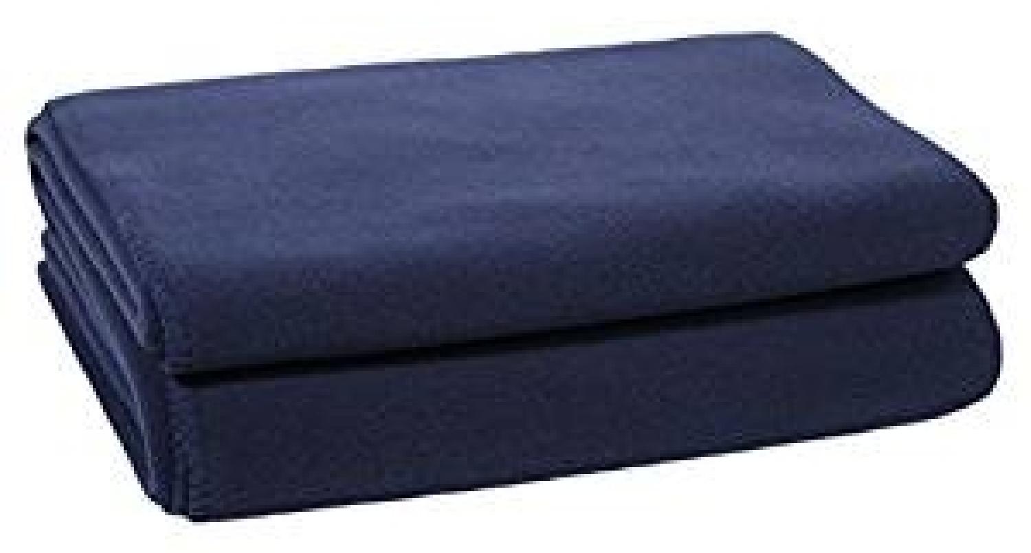 Zoeppritz Soft-Fleece dark marina 220x240 103291-595 Bild 1