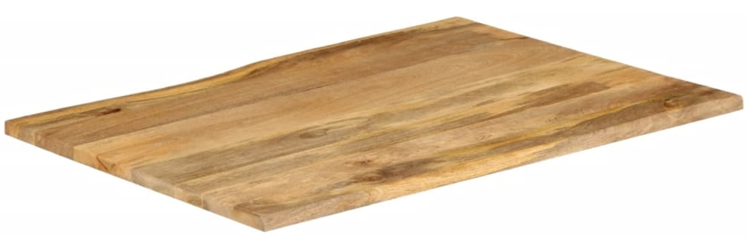 vidaXL Tischplatte mit Baumkante 90x80x3,8 cm Massivholz Mango 370747 Bild 1