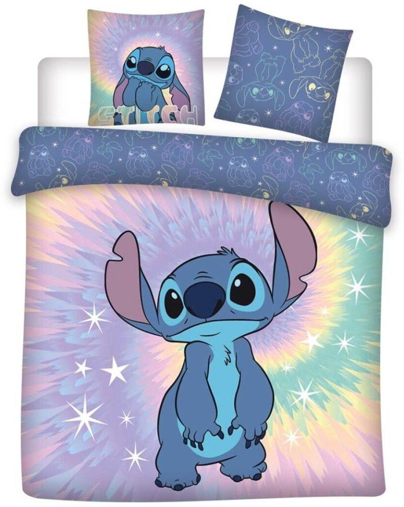 Lilo & Stitch Bettbezug für zwei Personen – Weich und bunt 240x220 cm Bild 1