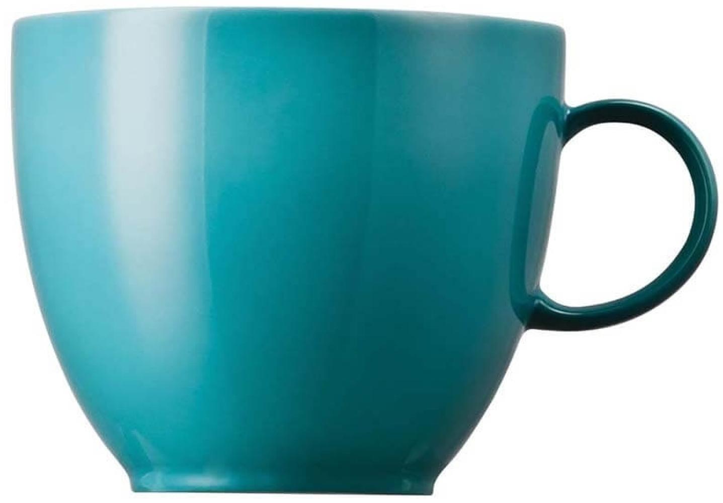 Thomas Sunny Day Kaffeetasse, Obertasse, Porzellan, Turquoise / Türkis, Spülmaschinenfest, 200 ml, 14742 Bild 1