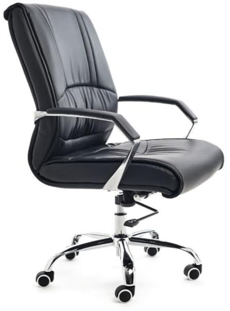 Rocada Chefsessel mit Armlehnen Kunstleder schwarz Bild 1