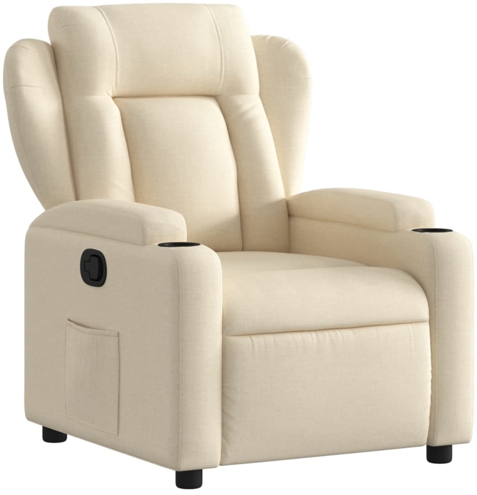 vidaXL Relaxsessel Creme Stoff 3205567 Bild 1