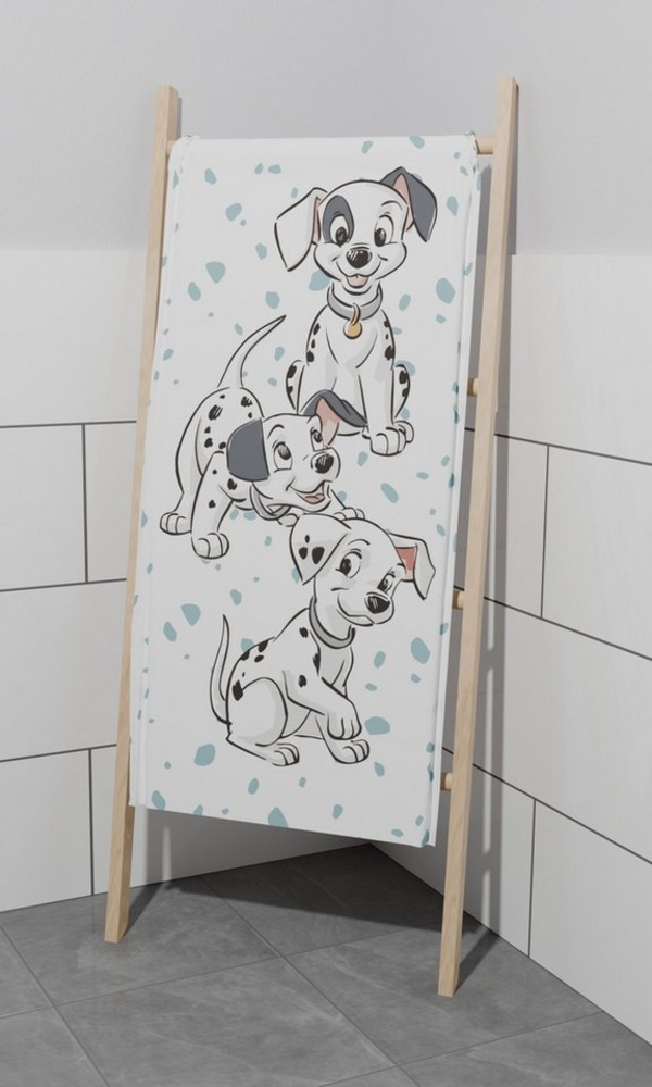 Jerry Fabrics Handtücher Disney 101 Dalmatiner Lucky Duschtuch Strandtuch Badetuch 70 x 140 cm Bild 1