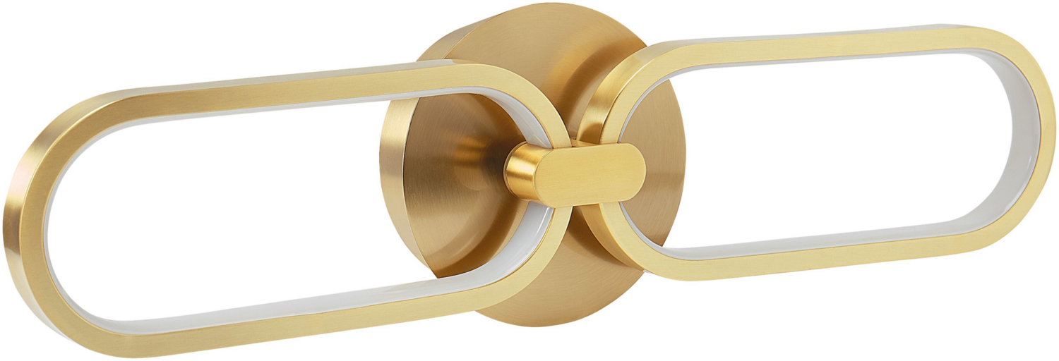 LED Wandlampe KRANG Metall Gold Bild 1