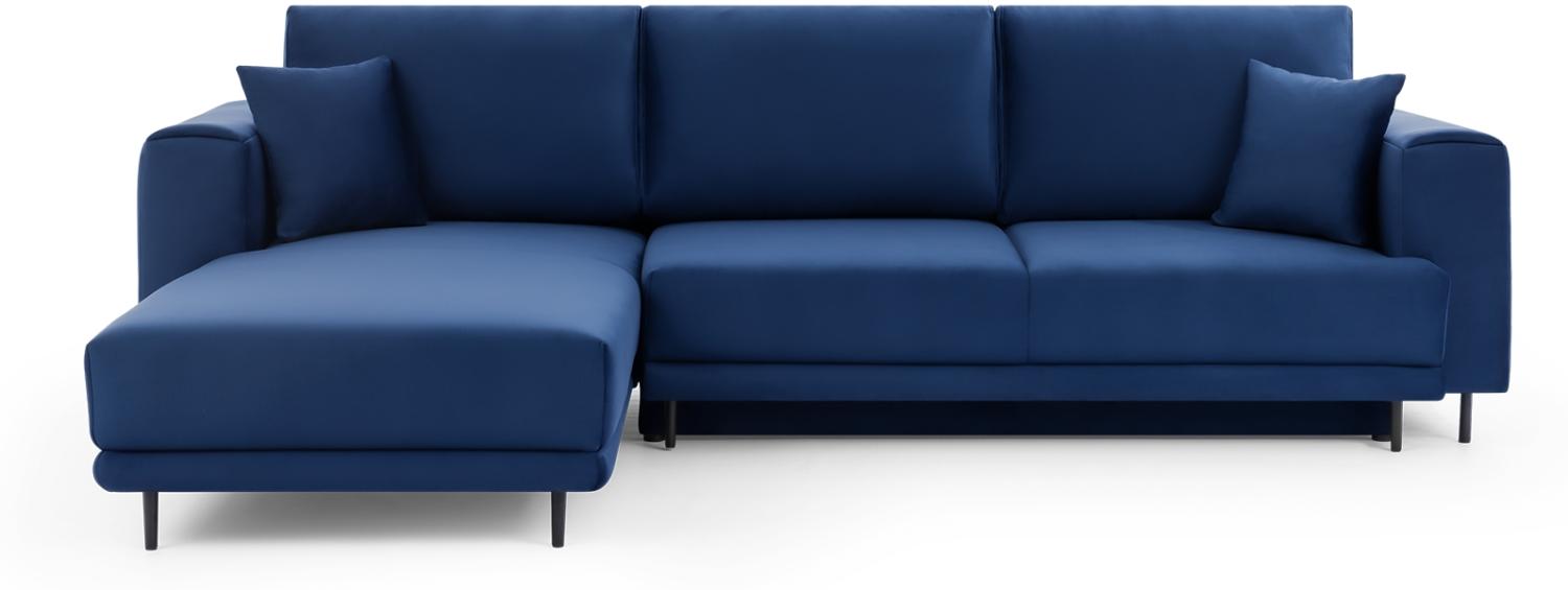 ELTAP 'Dalia' Ecksofa, Royalblau, 95 x 190 x 289 cm, Links Bild 1