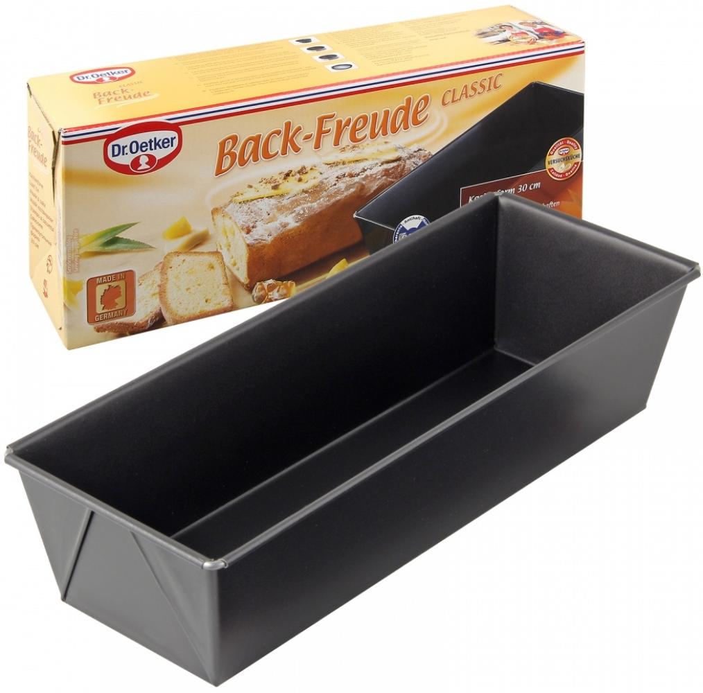 Dr. Oetker Kastenform 30 cm - Back-Freude Classic - Stahlblech mit Antihaft-Beschichtung / 30 x 11,5 x 7 cm / Backform / Kastenform Bild 1