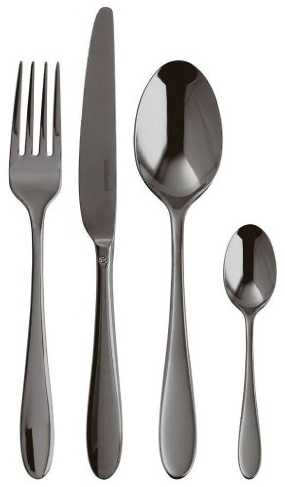 Rosenthal Sambonet Besteck-Set Velvet PVD Schwarz (24-teilig) S0196-S00595-S0037 Bild 1