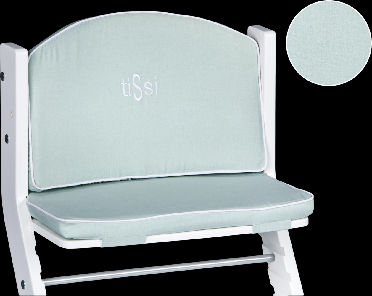 tiSsi® Sitzpolster / Sitzverkleinerer Hochstuhl Jade Mint Bild 1