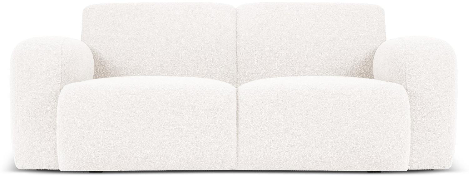 Micadoni Boucle Sofa Molino 2-Sitzer Boucle Weiß Bild 1