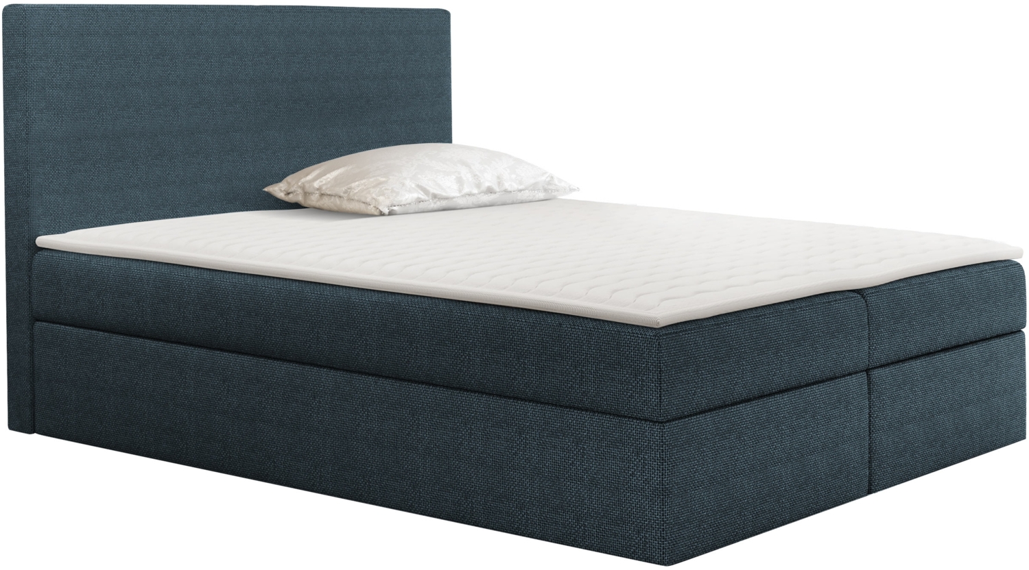 Boxspringbett Home, Blau, 160 x 200 cm Bild 1