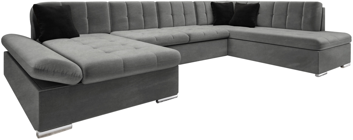 Wohnlandschaft Bergen (Farbe: Magic Velvet 2217 + Magic Velvet 2217 + Magic Velvet 2219, Seite: Links) Bild 1